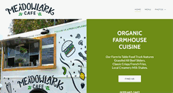 Desktop Screenshot of meadowlarkcafe.com