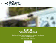 Tablet Screenshot of meadowlarkcafe.com